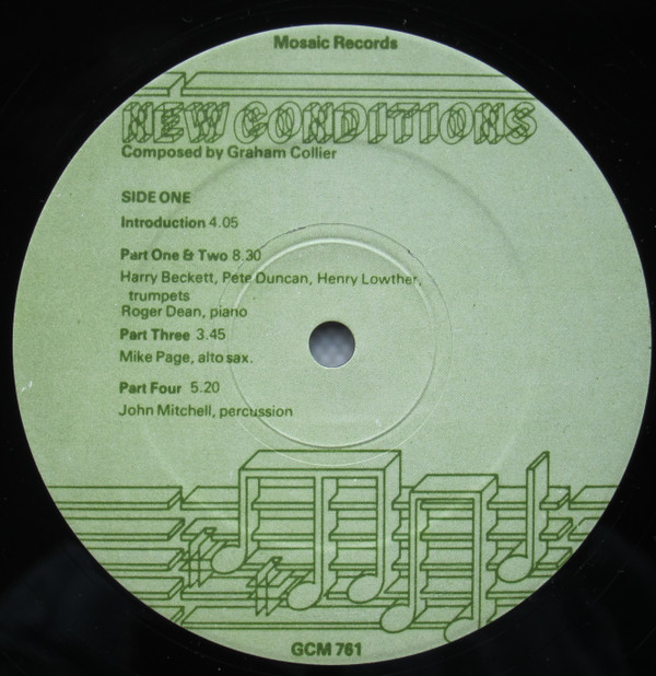 Graham Collier Music - New Conditions (LP)