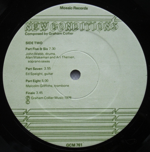 Graham Collier Music - New Conditions (LP)