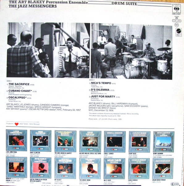 Art Blakey Percussion Ensemble* / The Jazz Messengers* - Drum Suite (LP, Album, Mono, RE)