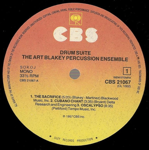 Art Blakey Percussion Ensemble* / The Jazz Messengers* - Drum Suite (LP, Album, Mono, RE)