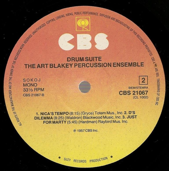 Art Blakey Percussion Ensemble* / The Jazz Messengers* - Drum Suite (LP, Album, Mono, RE)