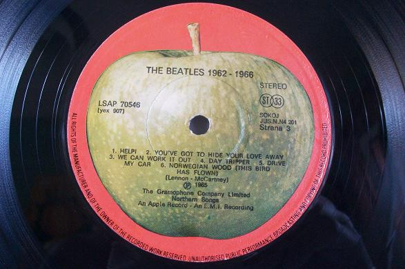 The Beatles - 1962-1966 (2xLP, Comp, RP)
