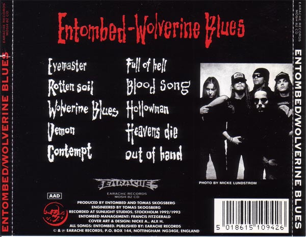 Entombed - Wolverine Blues (CD, Album, RP)