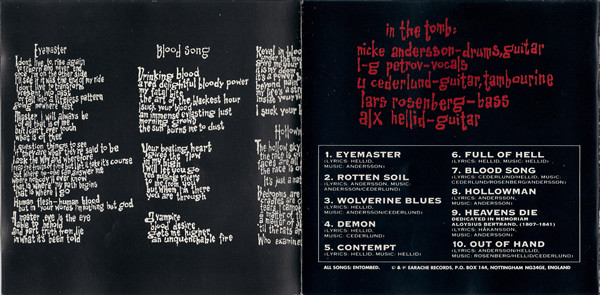 Entombed - Wolverine Blues (CD, Album, RP)