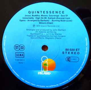 Quintessence (3) - Quintessence (LP, Album, RE)