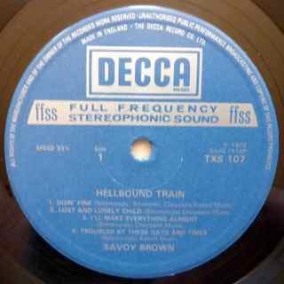 Savoy Brown - Hellbound Train (LP, Album, RP, Gat)