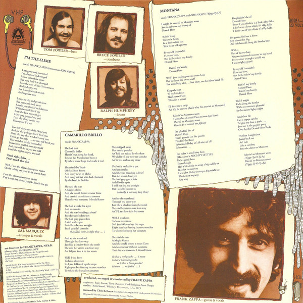 Frank Zappa - Over-Nite Sensation (LP, Album, RE, RM)