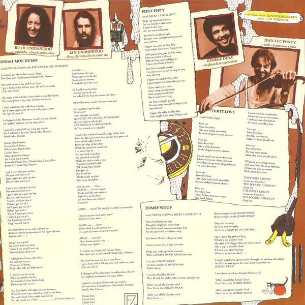 Frank Zappa - Over-Nite Sensation (LP, Album, RE, RM)