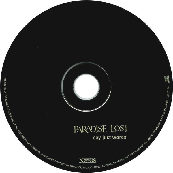 Paradise Lost - Say Just Words (CD, Single)