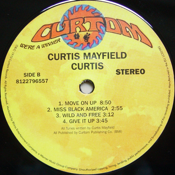 Curtis Mayfield - Curtis (LP, Album, RE, 180)