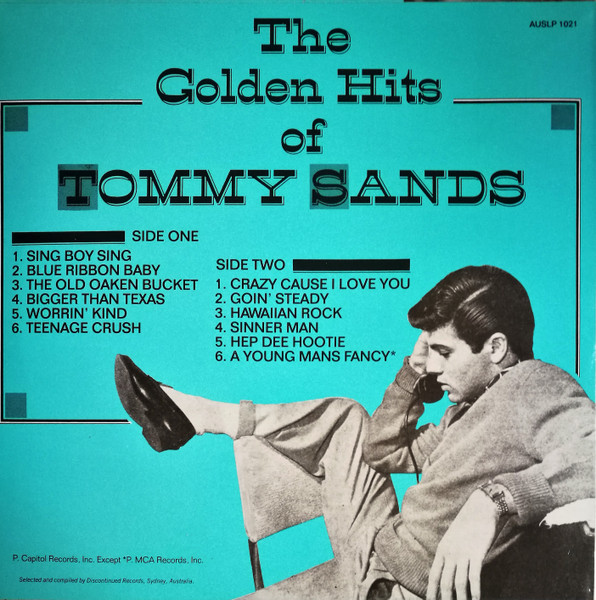 Tommy Sands - The Golden Hits Of Tommy Sands (LP, Comp)