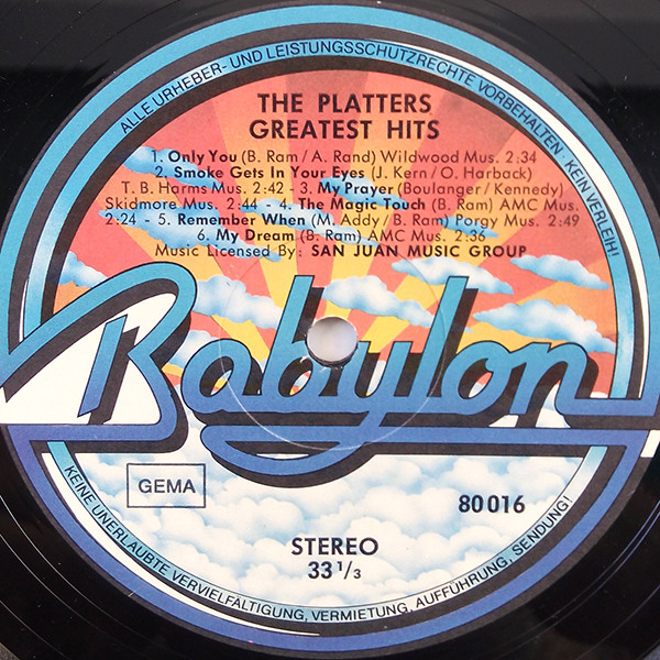 The Platters - Only You (LP, Comp)
