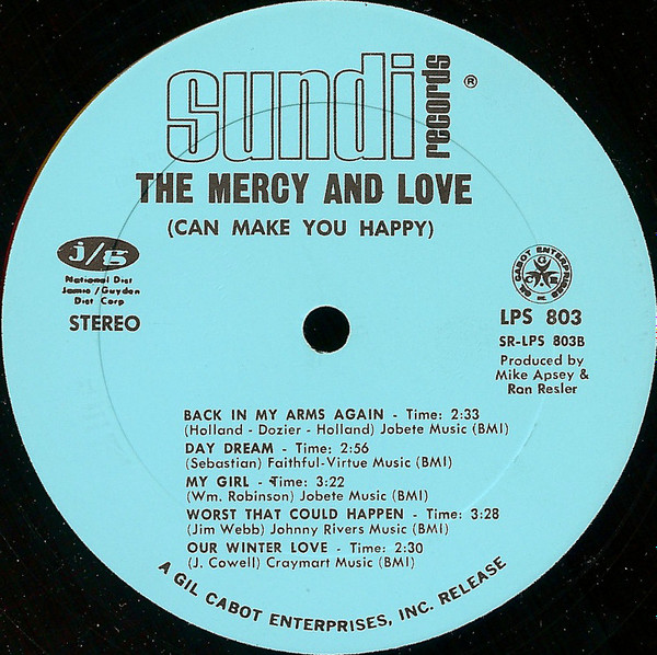 The Mercy* - The Mercy & Love (Can Make You Happy) (LP, Album)