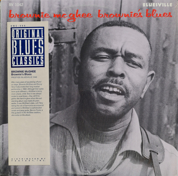Brownie McGhee - Brownie's Blues (LP, Album, RE, Pit)