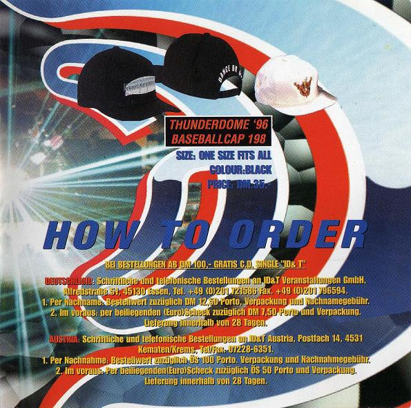 Various - Thunderdome '96 - Dance Or Die! (Special German Edition) (2xCD, P/Mixed, RP)