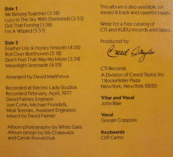 John Blair - We Belong Together (LP, Album, Ter)