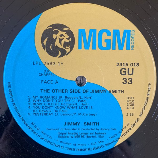 Jimmy Smith - The Other Side Of Jimmy Smith (LP, Album)