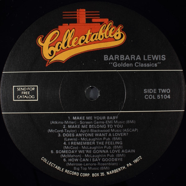 Barbara Lewis - Golden Classics (LP, Comp)