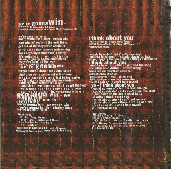 Bryan Adams - 18 Til I Die (CD, Album)
