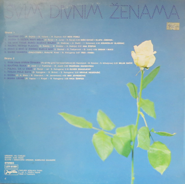 Various - Svim Divnim Å½enama (LP, Comp)