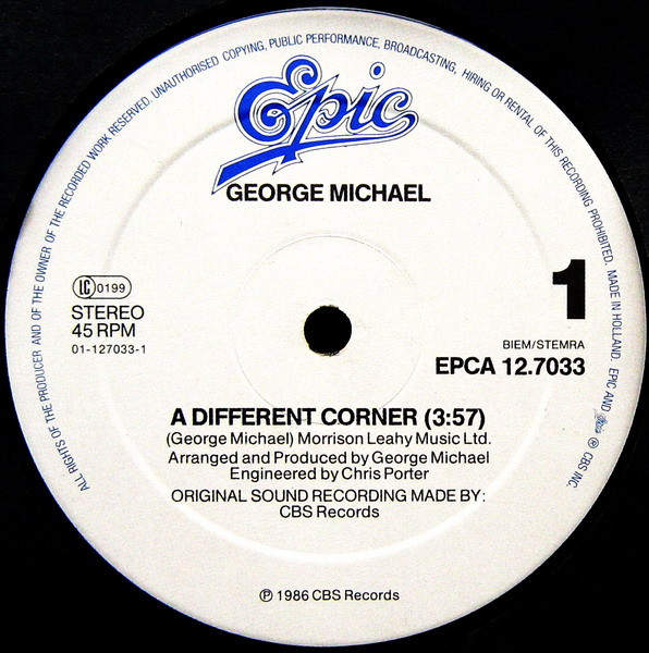 George Michael - A Different Corner (12