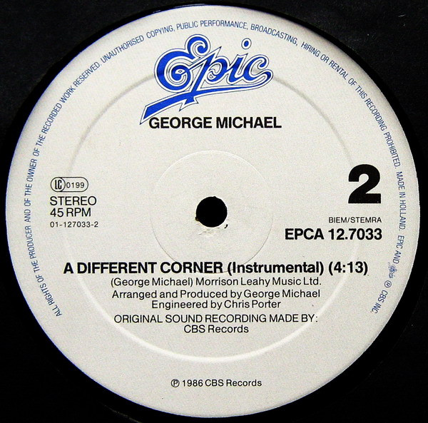 George Michael - A Different Corner (12