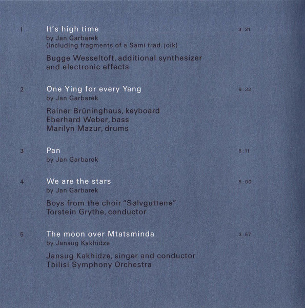 Jan Garbarek - Rites (2xCD, Album)