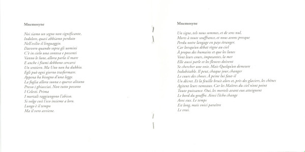 Jan Garbarek / The Hilliard Ensemble - Mnemosyne (2xCD, Album)