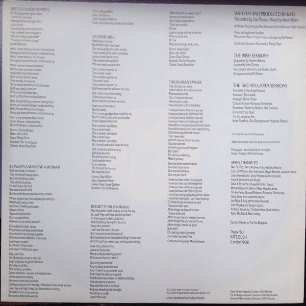 Kate Bush - The Sensual World (LP, Album)