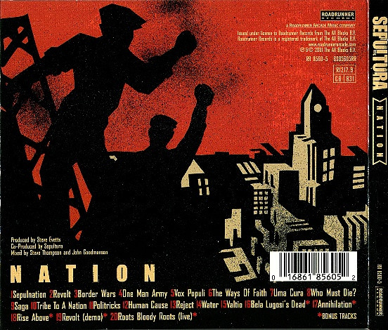 Sepultura - Nation (CD, Album, Ltd, Dig)