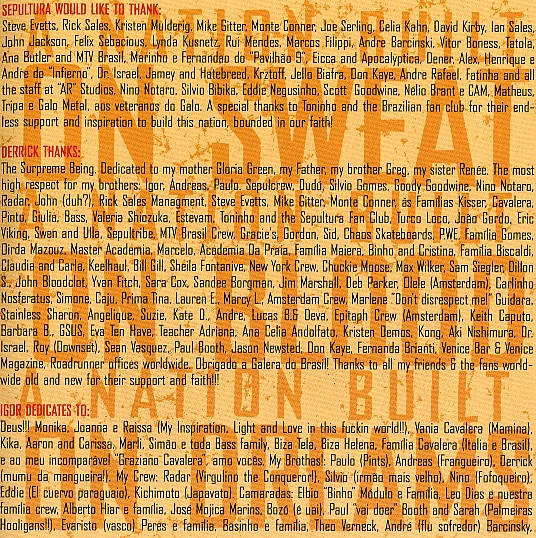 Sepultura - Nation (CD, Album, Ltd, Dig)