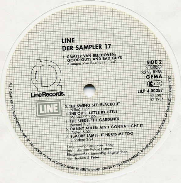 Various - Line - Der Sampler 17 (LP, Smplr, Whi)