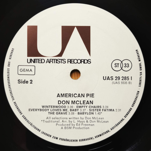 Don McLean - American Pie (LP, Album)