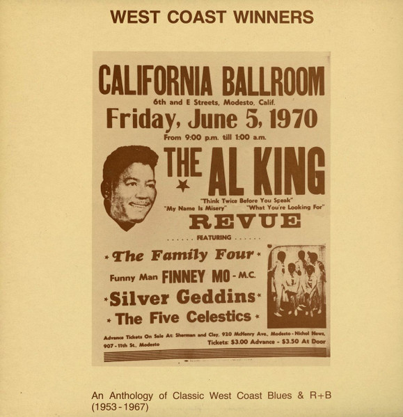 Various - West Coast Winners: An Anthology Of Classic West Coast Blues & R+B (1953-1967) (LP, Comp, Mono)