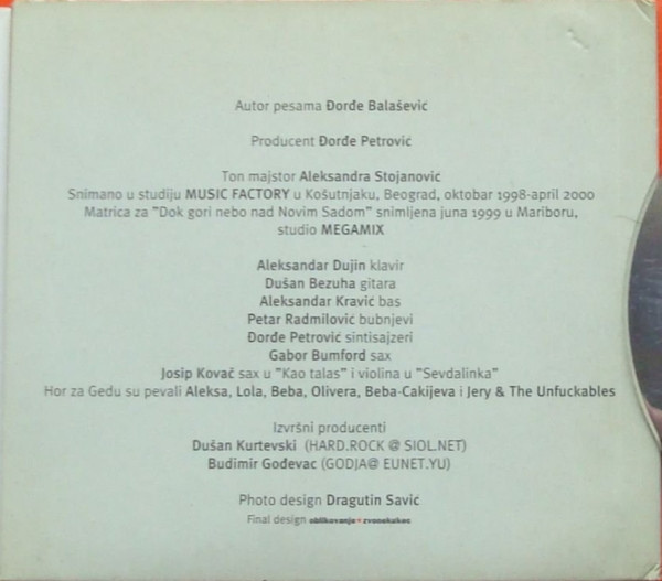 ÄorÄ‘e BalaÅ¡eviÄ‡ - Devedesete (CD, Album, Dig)