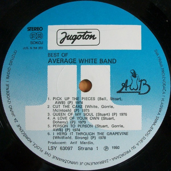 Average White Band - The Best Of Average White Band (LP, Comp, RP)