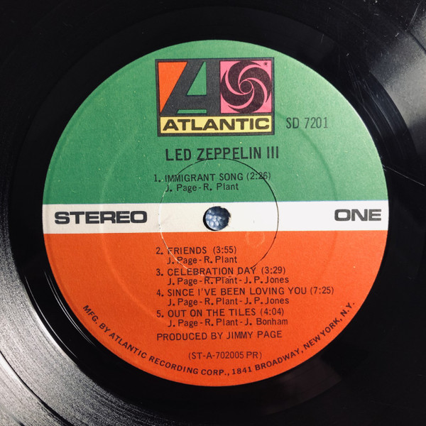 Led Zeppelin - Led Zeppelin III (LP, Album, Club, PR )