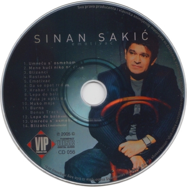 Sinan Sakić - Emotivac (CD, Album)
