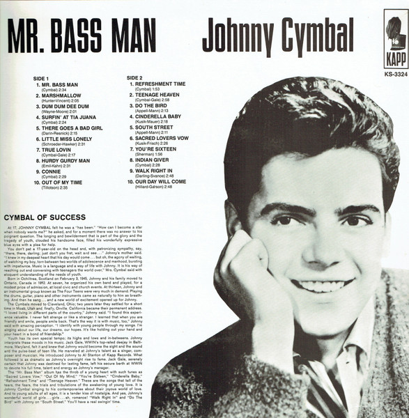 Johnny Cymbal - Mr. Bass Man (LP, Comp)