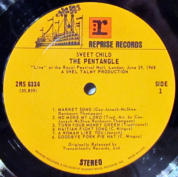 The Pentangle* - Sweet Child (2xLP, Album, RE, Ter)