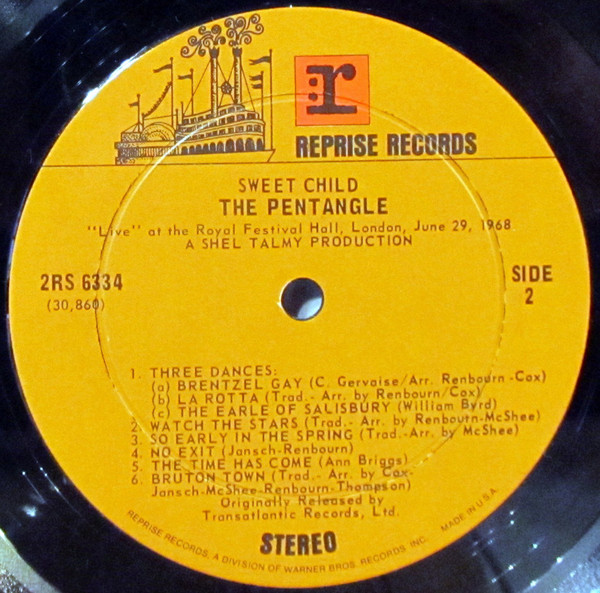 The Pentangle* - Sweet Child (2xLP, Album, RE, Ter)