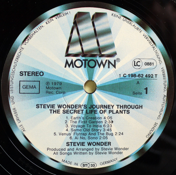 Stevie Wonder - Stevie Wonderâ€™s Journey Through The Secret Life Of Plants (2xLP, Album)