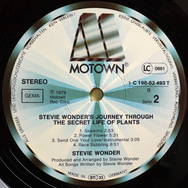 Stevie Wonder - Stevie Wonderâ€™s Journey Through The Secret Life Of Plants (2xLP, Album)