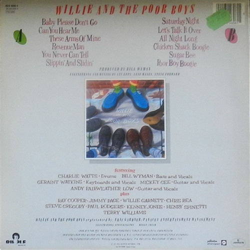 Willie And The Poor Boys - Willie And The Poor Boys (LP, Album)
