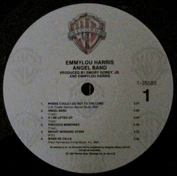 Emmylou Harris - Angel Band (LP, Album, Spe)