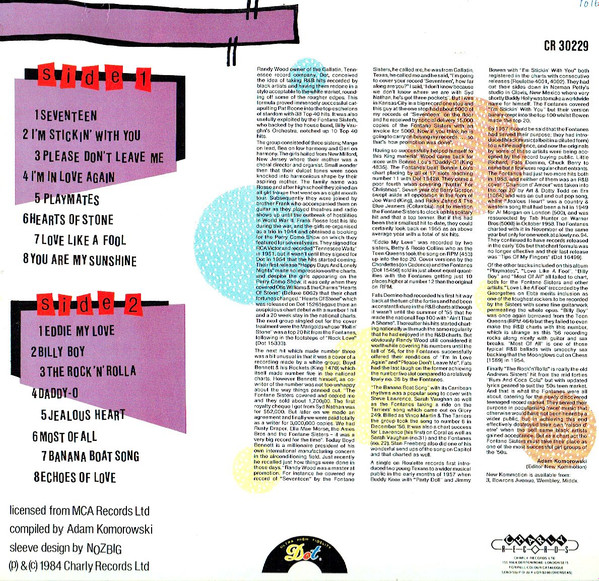 The Fontane Sisters - Rock Love (LP, Comp)
