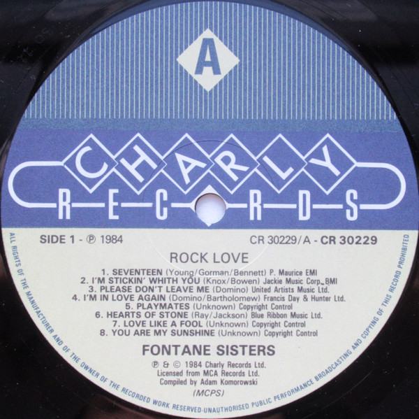 The Fontane Sisters - Rock Love (LP, Comp)