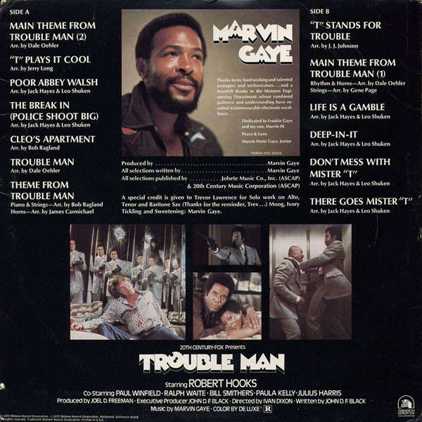 Marvin Gaye - Trouble Man (LP, Album, Hol)