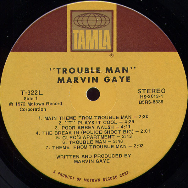Marvin Gaye - Trouble Man (LP, Album, Hol)
