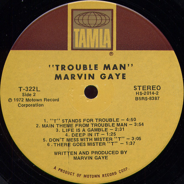 Marvin Gaye - Trouble Man (LP, Album, Hol)